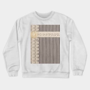 Pinstripe Crewneck Sweatshirt